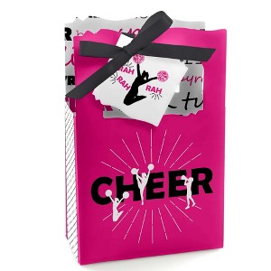 Big Dot of Happiness We've Got Spirit - Cheerleading - Birthday Party or Cheerleader Party Favor Boxes - Set of 12 - 1 of 4