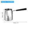 Unique Bargains Stainless Steel Milk Frothing Coffee Warming Pot with Spout - 2 of 3