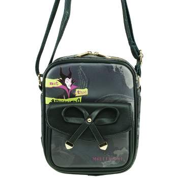 Disney Villains Maleficent 8" Vegan Leather Crossbody Shoulder Bag
