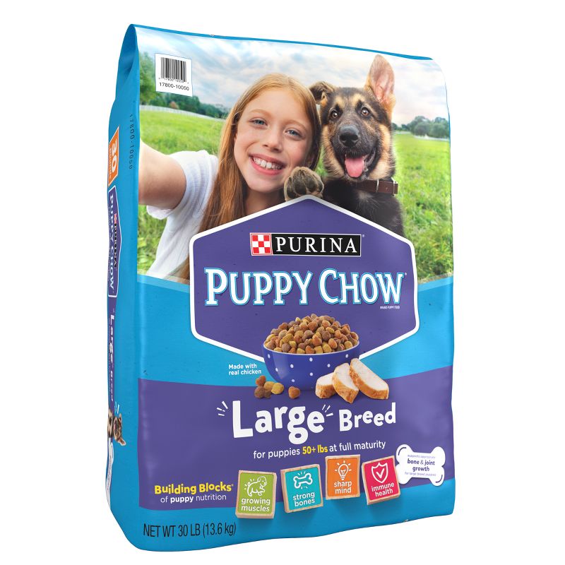 Dog Chow Large Breed Dry Dog Food with Chicken Flavor - 30lbs, 5 of 8