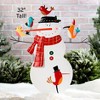 The Lakeside Collection Snowman with Birds Garden Stake - 4 of 4