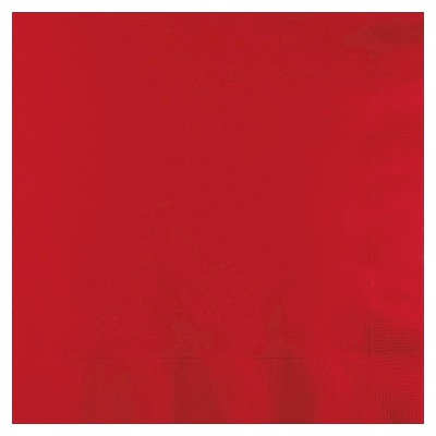50ct Classic Red Disposable Napkins