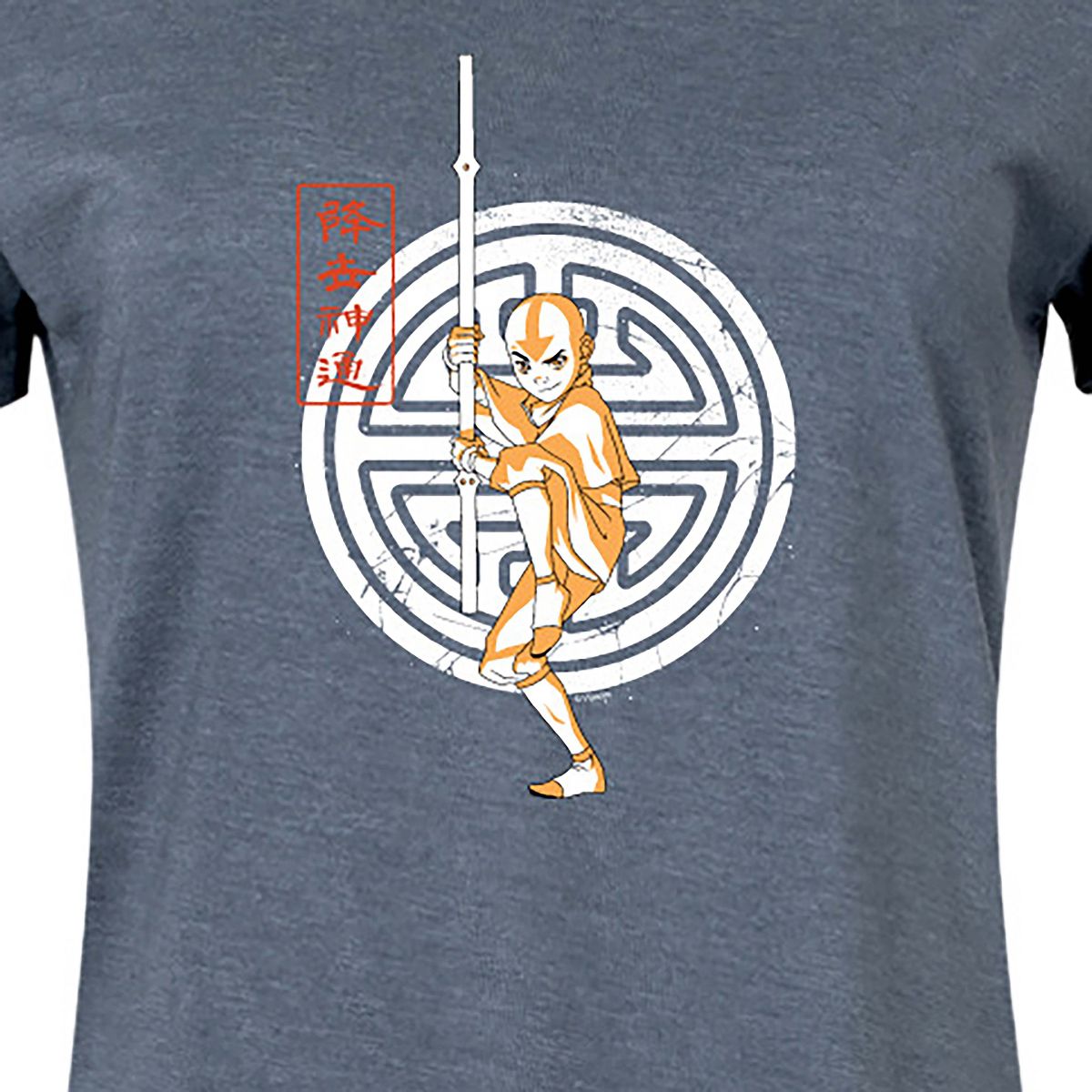 Women's - Avatar - The Last Airbender - Aang Crest Graphic T-shirt Dress - thumbnail 2