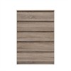 Wood Scottsdale 5 Drawer Chest in Truffle Gray-Tvilum - 3 of 4