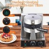 Waffle Maker, Electric Waffle Maker Nonstick Stainless Steel - Removable Drip Tray,  (Restaurant/Coffee Shop, 110V) - 2 of 4