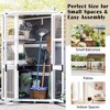 Mini Greenhouse Storage Shed: 63" Height, Wood, Waterproof and Secure - 2 of 4
