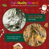 Pre-Lit Snow Flocked Christmas Decor Set with LED Lights, 6ft Flocked Tree, 9ft Garland & Wreath, 3 Pack Snow Covered Holiday Decoration for Home - 4 of 4
