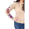 Women's Madison Fair Isle Sleeve Raglan Sweater - Alashan Cashmere - 3 of 3