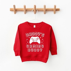 The Juniper Shop Daddy's Gaming Buddy Toddler Graphic Sweatshirt - 1 of 2