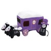ZippyPaws Halloween Burrow Interactive Dog Toys, Colorful Squeaky Dog Toys, and Plush Dog Puzzles – Haunted Carriage - 4 of 4