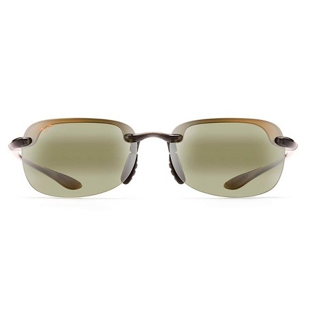 Maui Jim Sandy Beach Rimless Sunglasses - Green Lenses With Grey Frame ...