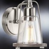 Urban Ambiance Luxury Coastal Wall Sconce 8.25''H x 6''W,  Brushed Nickel Finish,  Kempsey Collection, UHP4070 - 4 of 4