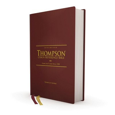 Nkjv, Thompson Chain-Reference Bible, Hardcover, Red Letter, Comfort Print - by  Zondervan