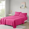 Elegant Smooth Solid Microfiber Sheet Set, All Season Bedding Set, Cozy Home Textile for Modern Bedroom Decor - 3 of 4