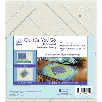 June Tailor Quilt As You Go Printed Quilt Blocks On Batting-London