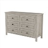 NicBex Retro Farmhouse 6-Drawer Wooden Dresser 52.6" Wide Storage Cabinet for Bedroom, Spacious Drawers & Scratch-Resistant Finish - 2 of 4