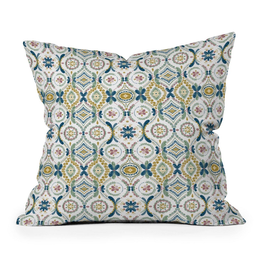 Photos - Pillow Deny Designs 26"x26" Marta Barragan Camarasa Tribal Mandala Essence Square Indoor Throw 