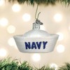 Old World Christmas 1.75 In Navy Cap Dixie Cup Ornament Tree Ornaments - 3 of 3