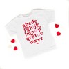 The Juniper Shop Vday Alphabet Toddler Short Sleeve Tee - 2 of 2