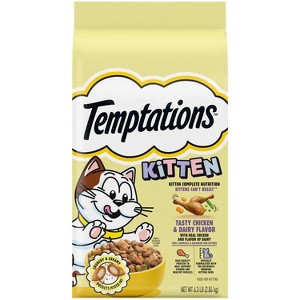 Temptations Chicken and Milk Flavor Dry Cat Food - 6.3lbs - 1 of 4
