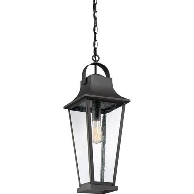 Galveston Mini Transitional 1-Light Mottled Black Pendant