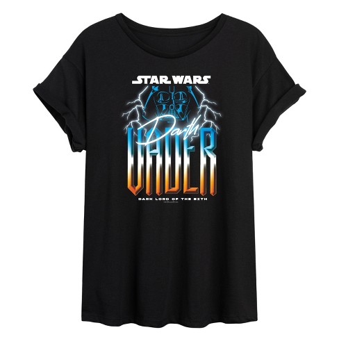 Women's - Star Wars - Darth Vader Oversized Graphic T-Shirt - image 1 of 4