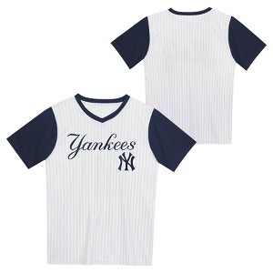 MLB New York Yankees Boys' Pinstripe Pullover Jersey - 1 of 3