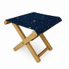 evamatise Magical Night Galaxy in Blue Folding Stool - image 2 of 3