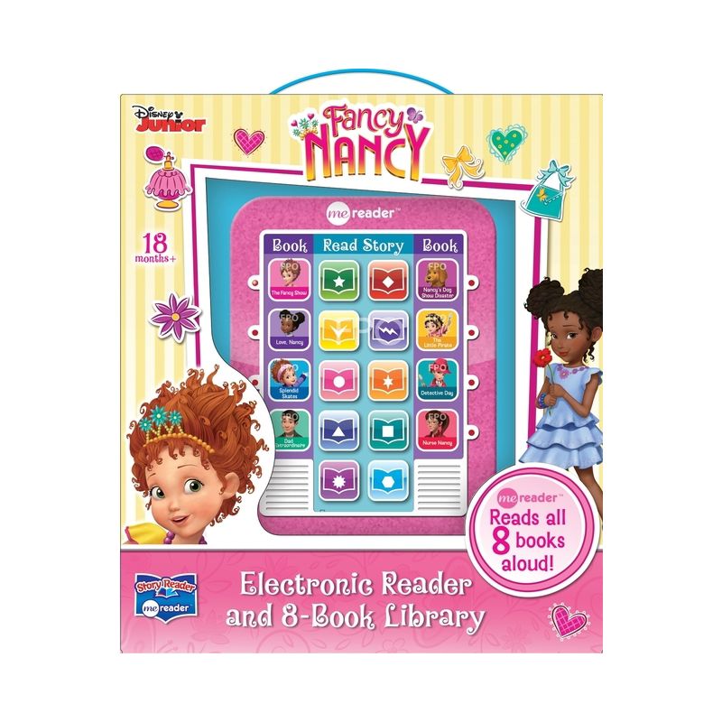 Pi Kids Disney Junior Fancy Nancy Electronic Me Reader and 8-Book Library Boxed Set, 1 of 17