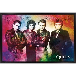 Trends International Queen - Watercolor Framed Wall Poster Prints - 1 of 4