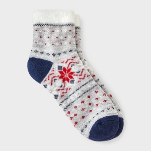 Women's Double Lined Cozy Ankle Socks - Auden™ 4-10 - 1 of 3