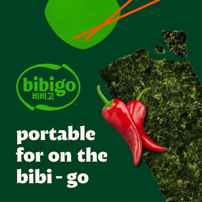 Bibigo Hot Chili Seaweed Crisps - 0.14oz
