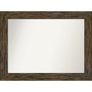 Amanti Art Fencepost Non-Beveled Wood Bathroom Wall Mirror - 1 of 4
