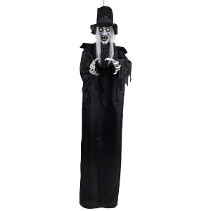 Northlight Lighted Ghoul with Sound Activation Hanging Halloween Decoration - 6' - 1 of 4