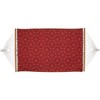 Northlight 82" x 55" Weather Resistant Red Bohemian Reversible Quilted Double Hammock - 3 of 4