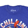 Seven Times Six Disney Stitch T-Shirt Men's Chillin Swim Floatie Design Short Sleeve Tee Blue - 3 of 3