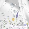 LunaLulinlk Spring Shower Curtain 72" X 72" Flowers Waterproof Bathroom Decor with 12 Hooks - 2 of 4