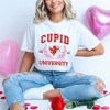 Simply Sage Market Women's Cupid University Distressed Short Sleeve Garment Dyed Tee - 2 of 4