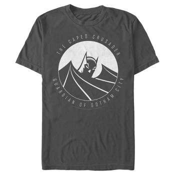 Men's Batman Logo Vintage T-shirt - Charcoal - Medium : Target