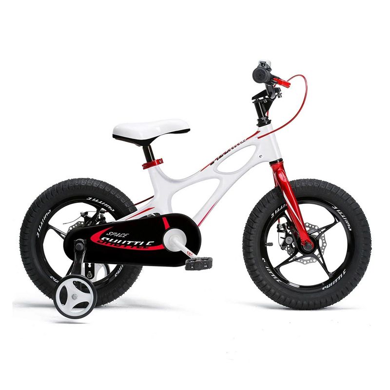 RoyalBaby RoyalMg Galaxy Fleet Children Kids Bicycle w/2 Disc Brakes and Training Wheels, for Boys and Girls Ages 3 to 5, 6 of 8