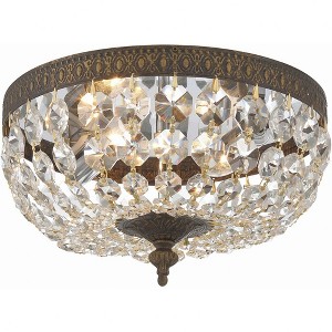 Crystorama Lighting Ceiling Mount 2 - Light Flush Mount in  English Bronze - 1 of 2