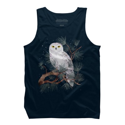 Men's Design By Humans Snowy By littleclyde Tank Top