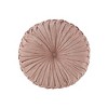 Vynxaria 22" Poly Chenille Round Floor Pillow Cushion - Cozy Comfort with Feminine Flair - 3 of 4