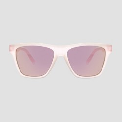 Men's Shield Sunglasses With Mirrored Lenses - All In Motion™ White ...