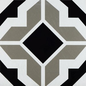 GoodGram Peel N' Stick DIY Retro 12x12 Self Adhesive Vinyl Floor Tile - 20 Tiles (20 Total SF in a Box) - Onyx Star - 20 Tiles/20 sq. ft. - 1 of 4