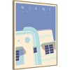 Amanti Art 32" x 42" Art Deco Miami by Richard Weiss Framed Canvas Wall Art Print : Modern Lithograph with Polystyrene Frame - 2 of 4