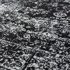 LIVN CO. Distressed Vintage Medium Pile Area Rug, Black/Cream - 3 of 4