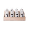 Mini Dolomite Pearlescent Ghost Figurine In Display - 2 of 4