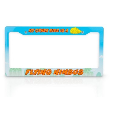 Just Funky Dragon Ball Z License Plate Frame | My Other Ride Is A Flying Nimbus Cloud