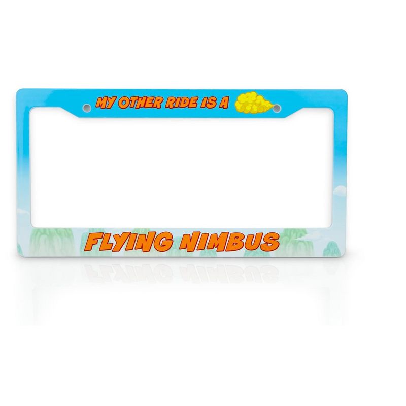 Just Funky Dragon Ball Z License Plate Frame | My Other Ride Is A Flying Nimbus Cloud, 1 of 8